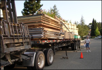 PMHI Package delivery, Picture Courtesy Ca. Precut Homes