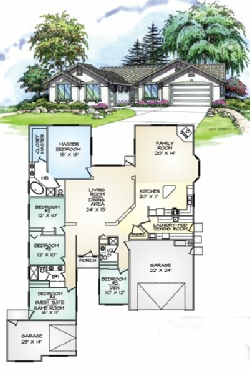 Silerton Floor Plan - Garage Left